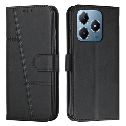 Stitching Calf Texture Buckle Leather Phone Case, For Realme 14 Pro+, For Realme 14 Pro, For Realme C75 / V60 Pro, For Realme C63