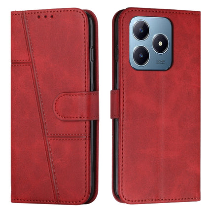 Stitching Calf Texture Buckle Leather Phone Case, For Realme 14 Pro+, For Realme 14 Pro, For Realme C75 / V60 Pro, For Realme C63