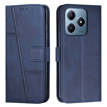 Stitching Calf Texture Buckle Leather Phone Case, For Realme 14 Pro+, For Realme 14 Pro, For Realme C75 / V60 Pro, For Realme C63