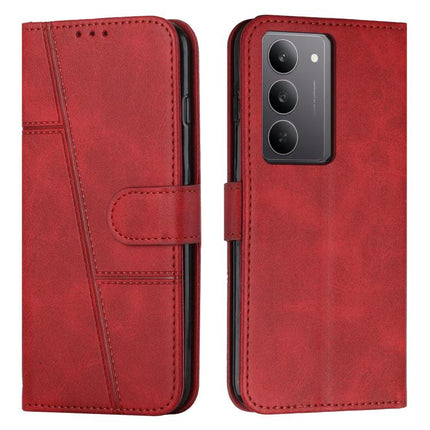 Stitching Calf Texture Buckle Leather Phone Case, For Realme 14 Pro+, For Realme 14 Pro, For Realme C75 / V60 Pro, For Realme C63