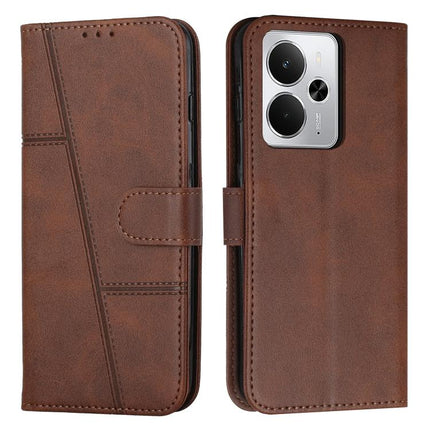 Stitching Calf Texture Buckle Leather Phone Case, For Realme Narzo 80 Lite 4G, For Realme 15 / 15 Pro, For Realme C71 4G, For Realme 14 / P3 5G / 14T 5G