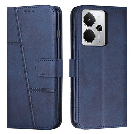 Stitching Calf Texture Buckle Leather Phone Case, For Realme Narzo 80 Lite 4G, For Realme 15 / 15 Pro, For Realme C71 4G, For Realme 14 / P3 5G / 14T 5G
