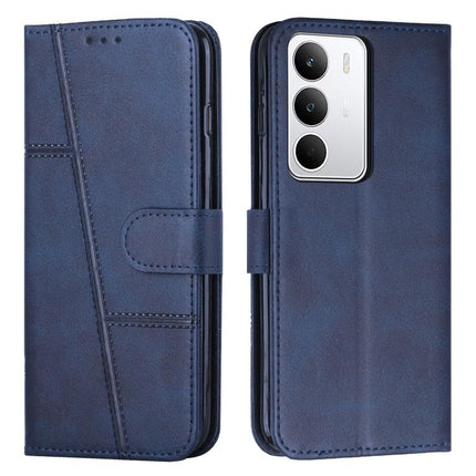 Stitching Calf Texture Buckle Leather Phone Case, For Realme Narzo 80 Lite 4G, For Realme 15 / 15 Pro, For Realme C71 4G, For Realme 14 / P3 5G / 14T 5G