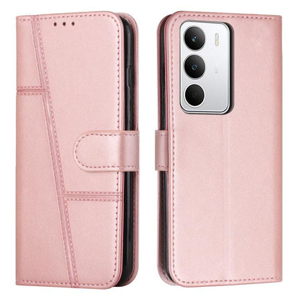 Stitching Calf Texture Buckle Leather Phone Case, For Realme Narzo 80 Lite 4G, For Realme 15 / 15 Pro, For Realme C71 4G, For Realme 14 / P3 5G / 14T 5G