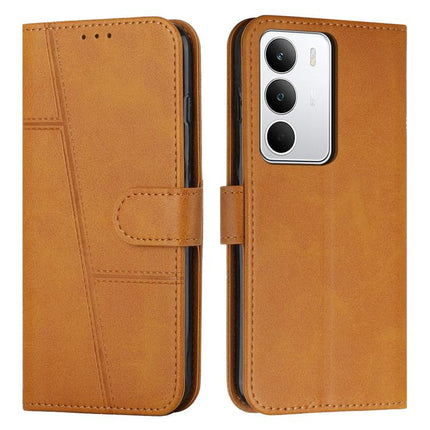 Stitching Calf Texture Buckle Leather Phone Case, For Realme Narzo 80 Lite 4G, For Realme 15 / 15 Pro, For Realme C71 4G, For Realme 14 / P3 5G / 14T 5G