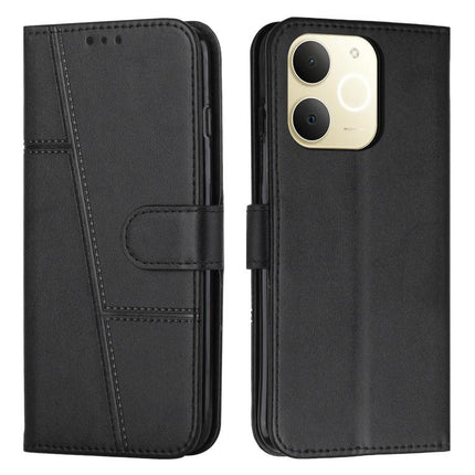 Stitching Calf Texture Buckle Leather Phone Case, For Realme Narzo 80 Lite 4G, For Realme 15 / 15 Pro, For Realme C71 4G, For Realme 14 / P3 5G / 14T 5G