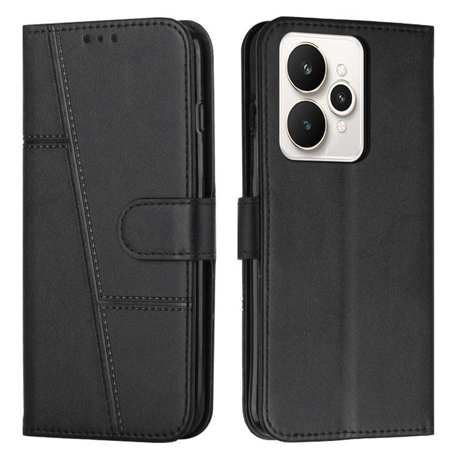 Stitching Calf Texture Buckle Leather Phone Case, For Realme Narzo 80 Lite 4G, For Realme 15 / 15 Pro, For Realme C71 4G, For Realme 14 / P3 5G / 14T 5G