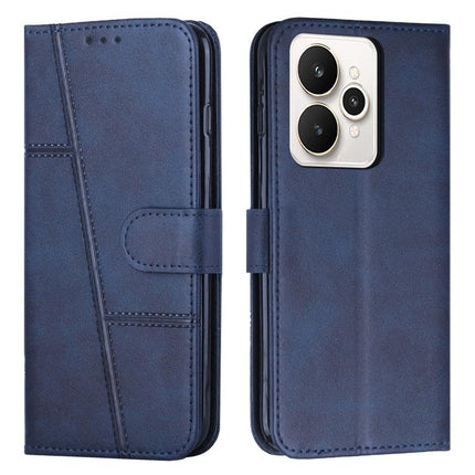 Stitching Calf Texture Buckle Leather Phone Case, For Realme Narzo 80 Lite 4G, For Realme 15 / 15 Pro, For Realme C71 4G, For Realme 14 / P3 5G / 14T 5G