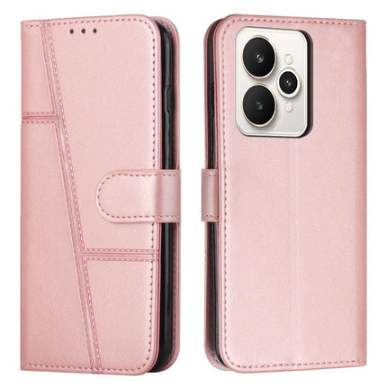 Stitching Calf Texture Buckle Leather Phone Case, For Realme Narzo 80 Lite 4G, For Realme 15 / 15 Pro, For Realme C71 4G, For Realme 14 / P3 5G / 14T 5G