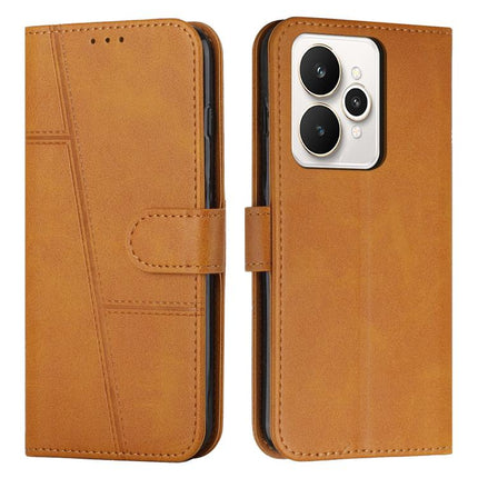 Stitching Calf Texture Buckle Leather Phone Case, For Realme Narzo 80 Lite 4G, For Realme 15 / 15 Pro, For Realme C71 4G, For Realme 14 / P3 5G / 14T 5G