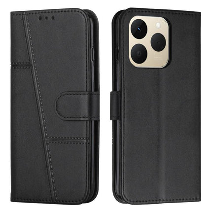 Stitching Calf Texture Buckle Leather Phone Case, For Realme 16 Pro 5G, For Realme C85 5G / 15x 5G India, For Realme C85 Pro 4G, For Realme 15T 5G