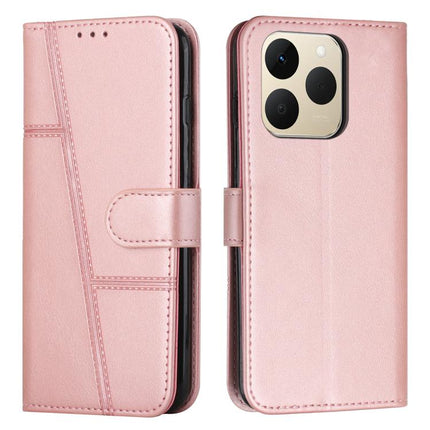 Stitching Calf Texture Buckle Leather Phone Case, For Realme 16 Pro 5G, For Realme C85 5G / 15x 5G India, For Realme C85 Pro 4G, For Realme 15T 5G