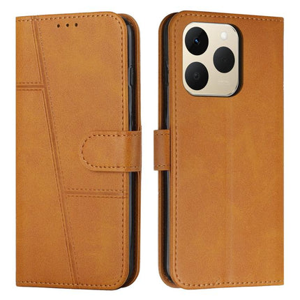 Stitching Calf Texture Buckle Leather Phone Case, For Realme 16 Pro 5G, For Realme C85 5G / 15x 5G India, For Realme C85 Pro 4G, For Realme 15T 5G