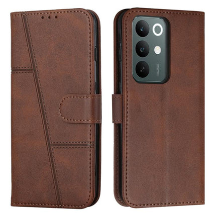 Stitching Calf Texture Buckle Leather Phone Case, For Realme 16 Pro 5G, For Realme C85 5G / 15x 5G India, For Realme C85 Pro 4G, For Realme 15T 5G