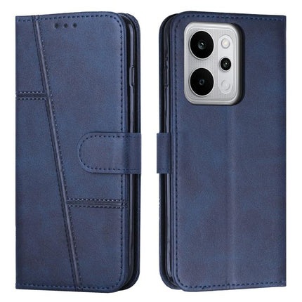 Stitching Calf Texture Buckle Leather Phone Case, For Realme 16T 5G, For Realme P4 Power 5G, For Realme 16 5G, For Realme 16 Pro+ 5G