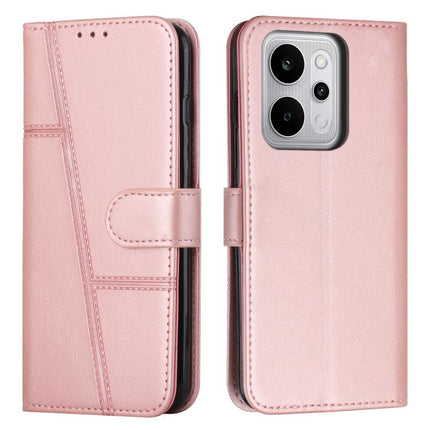 Stitching Calf Texture Buckle Leather Phone Case, For Realme 16T 5G, For Realme P4 Power 5G, For Realme 16 5G, For Realme 16 Pro+ 5G