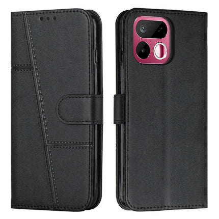 Stitching Calf Texture Buckle Leather Phone Case, For Realme 16T 5G, For Realme P4 Power 5G, For Realme 16 5G, For Realme 16 Pro+ 5G