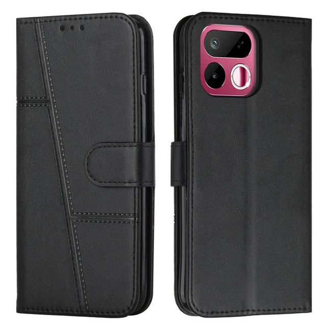 Stitching Calf Texture Buckle Leather Phone Case, For Realme 16T 5G, For Realme P4 Power 5G, For Realme 16 5G, For Realme 16 Pro+ 5G