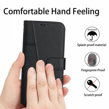 Stitching Calf Texture Buckle Leather Phone Case, For Realme 16T 5G, For Realme P4 Power 5G, For Realme 16 5G, For Realme 16 Pro+ 5G