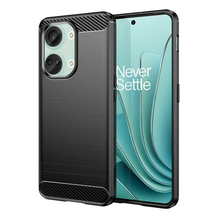 Brushed Texture Carbon Fiber TPU Phone Case, For OnePlus Nord CE3 Lite, For OnePlus Nord 3