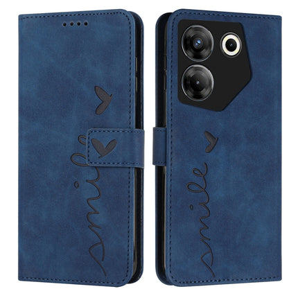 Skin Feel Heart Pattern Leather Phone Case, For Tecno Pova Neo 3, For Tecno Camon 20 Premier, For Tecno Pova 5 4G, For Tecno Camon 20 Pro 5G