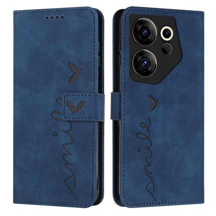 Skin Feel Heart Pattern Leather Phone Case, For Tecno Pova Neo 3, For Tecno Camon 20 Premier, For Tecno Pova 5 4G, For Tecno Camon 20 Pro 5G