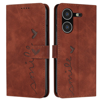 Skin Feel Heart Pattern Leather Phone Case, For Tecno Pova Neo 3, For Tecno Camon 20 Premier, For Tecno Pova 5 4G, For Tecno Camon 20 Pro 5G