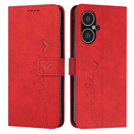 Skin Feel Heart Pattern Leather Phone Case, For Tecno Pova Neo 3, For Tecno Camon 20 Premier, For Tecno Pova 5 4G, For Tecno Camon 20 Pro 5G