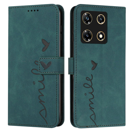 Skin Feel Heart Pattern Leather Phone Case, For Infinix Hot 30 Play NFC, For Infinix Note 30/Note 30 5G, For Infinix Note 30i, For Infinix Note 30 Pro