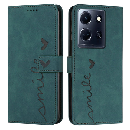 Skin Feel Heart Pattern Leather Phone Case, For Infinix Hot 30 Play NFC, For Infinix Note 30/Note 30 5G, For Infinix Note 30i, For Infinix Note 30 Pro