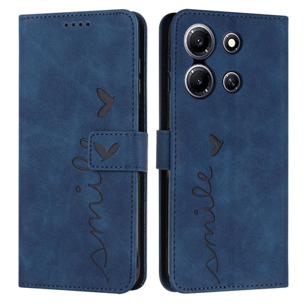 Skin Feel Heart Pattern Leather Phone Case, For Infinix Hot 30 Play NFC, For Infinix Note 30/Note 30 5G, For Infinix Note 30i, For Infinix Note 30 Pro