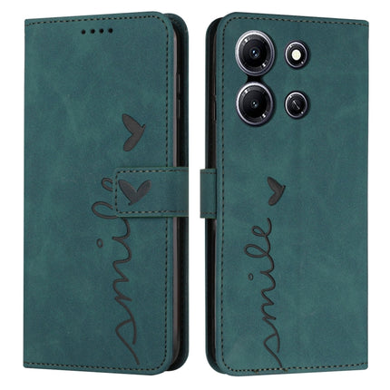 Skin Feel Heart Pattern Leather Phone Case, For Infinix Hot 30 Play NFC, For Infinix Note 30/Note 30 5G, For Infinix Note 30i, For Infinix Note 30 Pro