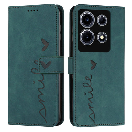 Skin Feel Heart Pattern Leather Phone Case, For Infinix Note 30 VIP, For Infinix Hot 30