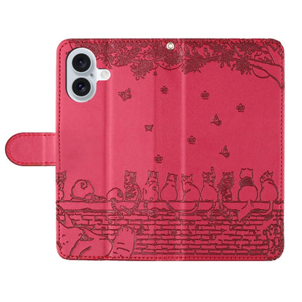Funda de cuero con estampado de gato en relieve para teléfono con cordón, para iPhone 14 Pro Max, para iPhone 7/8/SE 2020/SE 2022, para iPhone 13 Pro Max, para iPhone 13 Pro, para iPhone 13, para iPhone 13 mini