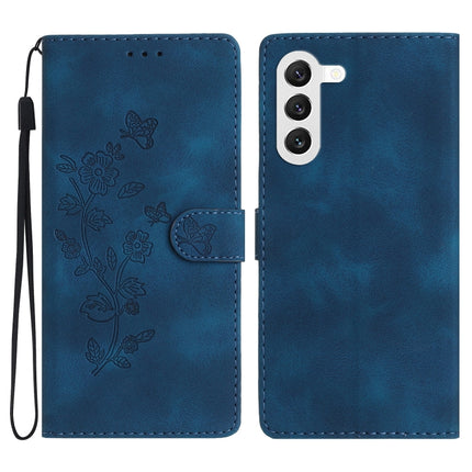 Flower Butterfly Embossing Pattern Leather Phone Case, For Samsung Galaxy S23 5G, For Samsung Galaxy A14 5G, For Samsung Galaxy A04, For Samsung Galaxy A04s