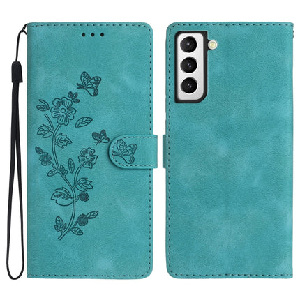 Flower Butterfly Embossing Pattern Leather Phone Case, For Samsung Galaxy S21 5G, For Samsung Galaxy S21+ 5G, For Samsung Galaxy S21 Ultra 5G, For Samsung Galaxy A02s EU