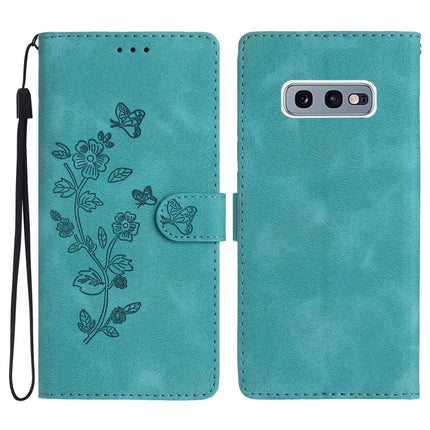Flower Butterfly Embossing Pattern Leather Phone Case, For Samsung Galaxy A10 / M10, For Samsung Galaxy A20 / A30, For Samsung Galaxy A50, For Samsung Galaxy S10e