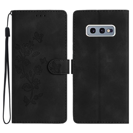 Flower Butterfly Embossing Pattern Leather Phone Case, For Samsung Galaxy A10 / M10, For Samsung Galaxy A20 / A30, For Samsung Galaxy A50, For Samsung Galaxy S10e