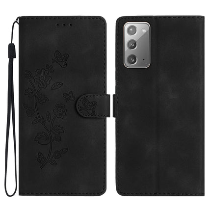 Flower Butterfly Embossing Pattern Leather Phone Case, For Samsung Galaxy A12, For Samsung Galaxy A42 5G, For Samsung Galaxy Note20 Ultra, For Samsung Galaxy Note20