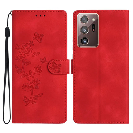 Flower Butterfly Embossing Pattern Leather Phone Case, For Samsung Galaxy A12, For Samsung Galaxy A42 5G, For Samsung Galaxy Note20 Ultra, For Samsung Galaxy Note20
