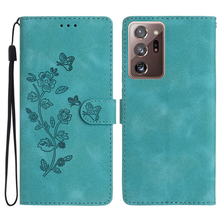 Flower Butterfly Embossing Pattern Leather Phone Case, For Samsung Galaxy A12, For Samsung Galaxy A42 5G, For Samsung Galaxy Note20 Ultra, For Samsung Galaxy Note20