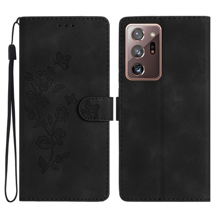 Flower Butterfly Embossing Pattern Leather Phone Case, For Samsung Galaxy A12, For Samsung Galaxy A42 5G, For Samsung Galaxy Note20 Ultra, For Samsung Galaxy Note20