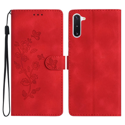 Flower Butterfly Embossing Pattern Leather Phone Case, For Samsung Galaxy A71 4G, For Samsung Galaxy A51 4G, For Samsung Galaxy A20s, For Samsung Galaxy Note10