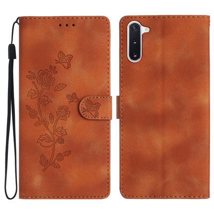 Flower Butterfly Embossing Pattern Leather Phone Case, For Samsung Galaxy A71 4G, For Samsung Galaxy A51 4G, For Samsung Galaxy A20s, For Samsung Galaxy Note10