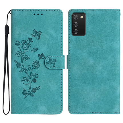 Flower Butterfly Embossing Pattern Leather Phone Case, For Samsung Galaxy A22 4G, For Samsung Galaxy A22 5G, For Samsung Galaxy S21 FE 5G, For Samsung Galaxy A02s / F02s 164