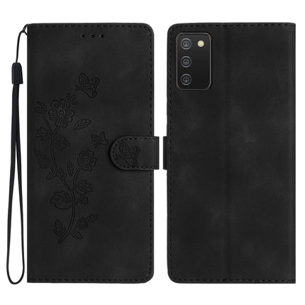 Flower Butterfly Embossing Pattern Leather Phone Case, For Samsung Galaxy S21 5G, For Samsung Galaxy S21+ 5G, For Samsung Galaxy S21 Ultra 5G, For Samsung Galaxy A02s EU