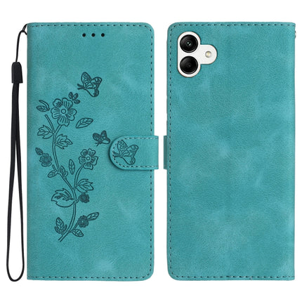 Flower Butterfly Embossing Pattern Leather Phone Case, For Samsung Galaxy A54 5G, For Samsung Galaxy A23e / A23s, For Samsung Galaxy A04e, For Samsung Galaxy S23 Ultra 5G