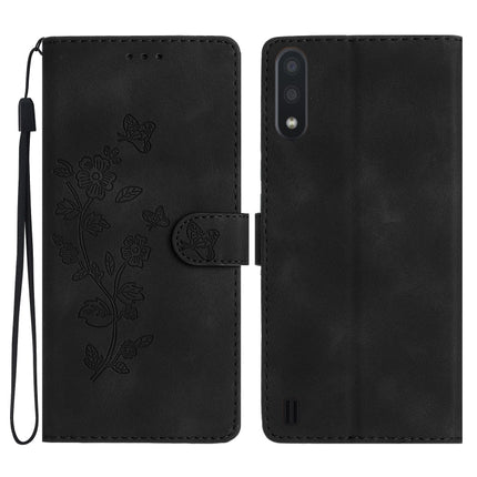 Flower Butterfly Embossing Pattern Leather Phone Case, For Samsung Galaxy A10 / M10, For Samsung Galaxy A20 / A30, For Samsung Galaxy A50, For Samsung Galaxy S10e