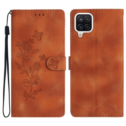 Flower Butterfly Embossing Pattern Leather Phone Case, For Samsung Galaxy A12, For Samsung Galaxy A42 5G, For Samsung Galaxy Note20 Ultra, For Samsung Galaxy Note20