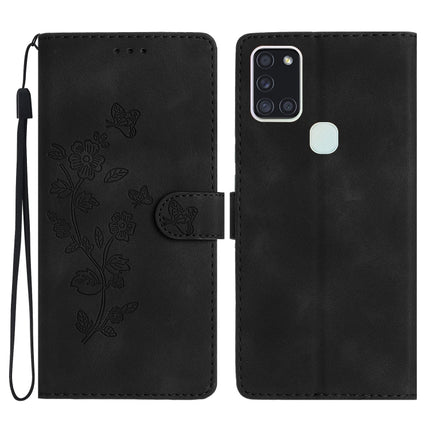 Flower Butterfly Embossing Pattern Leather Phone Case, For Samsung Galaxy A71 4G, For Samsung Galaxy A51 4G, For Samsung Galaxy A20s, For Samsung Galaxy Note10